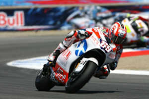 Nicky Hayden 2009 im speziellen Laguna Seca-Design