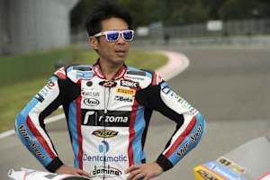 Noriyuki Haga in den Farben von Grillini BMW