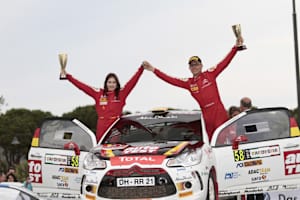 Vorsicht zahlt sich aus: Christian Riedemann und seine belgische Beifahrerin Lara Vanneste fuhren die Bestzeit im Citroën-Markenpokal