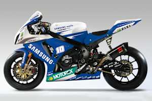 Die Suzuki GSX R 1000 des Samsung Crescent Racing Teams