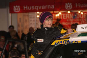 Ina Schaarschmidt 2013 bei der Jänner Rallye