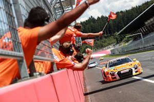 Siegerwagen am Red Bull Ring: Der Audi R8 LMS von Florian Stoll und Laurens Vanthoor
