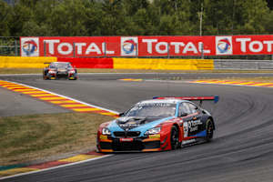 Auf der provisorischen Pole-Position für die 24h von Spa-Francorchamps: Der BMW M6 GT3 von Walkenhorst Motorsport