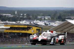 Gewinnt die 24h Le Mans 2019: Der Toyota TS050 Hybrid von Fernando Alonso, Sébastien Buemi und Kazuki Nakajima