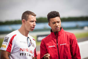 Florian Strauß und Jann Mardenborough