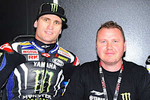 Kandy Kainz (re.) mit Ersatzmann Broc Parkes