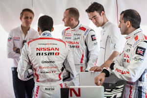 Diese fünf und Michael Krumm fahren für Nissan in der WEC