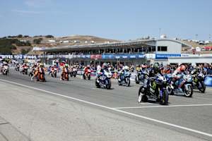 Start der AMA Superbike in Laguna Seca 2013 