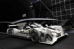 LMP-Coupe von Onraok, hier die LMP1-Variante, Im Windkanal