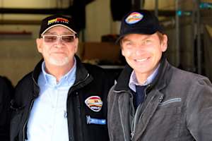 Marc van der Straten und Didier de Radigues bei den Tests für die Saison 2010