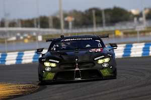 Der BMW M8 GTE bei Testfahrten in Daytona