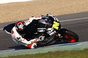 Die Moto2-Testfahrten durfte Alessandro Nocco mitmachen