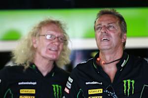 Tech3-Konstrukteur Guy Coulon mit Teambesitzer Hervé Poncharal