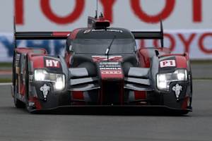 Das Sieger-Fahrzeug aus Silverstone: Der Audi R18 von Marcel Fässler, André Lotterer und Benoît Tréluyer