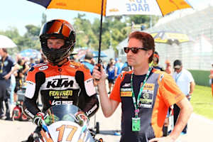 Arie Vos (rechts) mit Siegfahrer Koen Meuffels