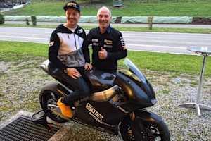 Dominique Aegerter mit Eskil Suter