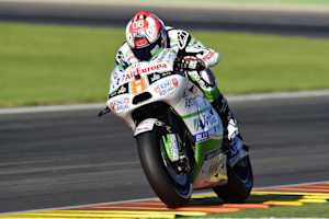 Héctor Barbera im November auf der Ducati in Valencia