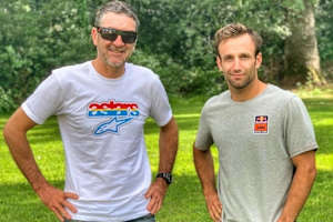 Jean-Michel Bayle mit Johann Zarco