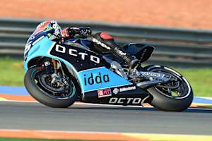 Alex De Angelis auf der Ioda-Aprilia