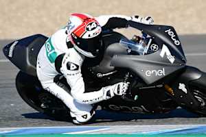 Randy de Puniet auf der MotoE-Maschine des LCR-Teams