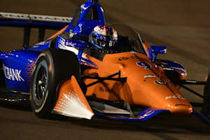 Scott Dixon testete die Schutzscheibe auch im Flutlicht