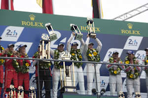 Die Sieger auf dem Podium