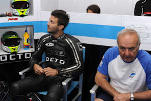 Michel Fabrizio mit Crew-Chief Gianni Sandi