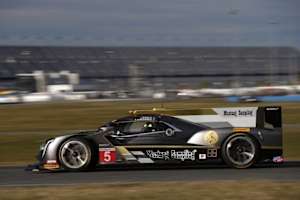 Führt die 24h von Daytona an: Der Cadillac von Joao Barbosa, Filipe Albuquerque und Christian Fittipaldi