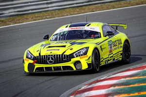 Der Mercedes-AMG GT4 von GetSpeed startet in Zandvoort von der Pole-Position