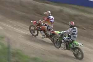 Jeffrey Herlings ging in Trentino mehrfach an Dylan Ferrandis vorbei in Führung, doch der Franzose konterte