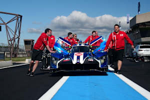 Der Ginetta LMP1 in der Boxengasse von Le Castellet