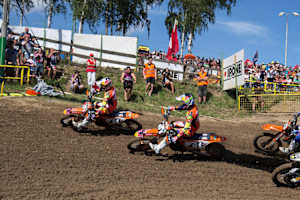 Jorge Prado (61) und Pauls Jonass (41) führten das Feld in die ersten Runden