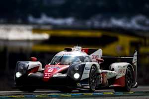 Aktuell vorne: Der Toyota TS050 Hybrid von Stéphane Sarrazin, Mike Conway und Kamui Kobayashi