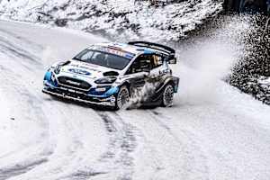 Esapekka Lappi im Drift zum vierten Platz