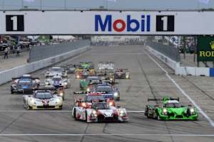 Der Start zu den 12 Stunden von Sebring 2016