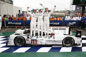 Das Siegertrio Bamber, Tandy und Hülkenberg