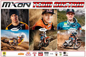 Das österreichische Team für Assen: Neurauter, Hofer und Sandner