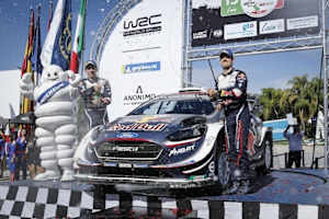 Sébastien Ogier bei seinem ersten Mexiko-Sieg 2013