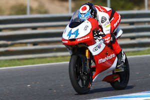 Miguel Oliveira beim Mahindra-Test im November 2013 in Jerez