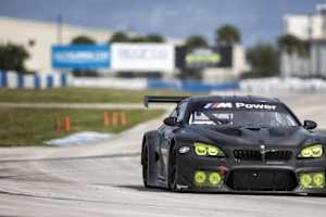 Der BMW M6 GTLM bei Testfahren in Sebring