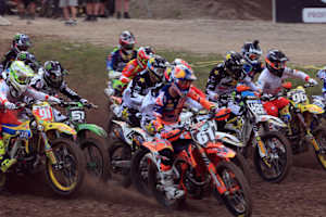 Jorge Prado setzte sich im zweiten Lauf schon auf der Startgeraden an die Spitze des Feldes