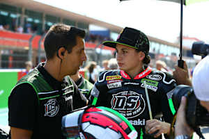 Ana Carrasco (re.) mit ihrem Teamchef David Salom