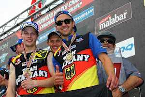 Marc-Reiner Schmidt, Bernd Hiemer und Markus Class durften doch noch feiern