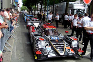 Auch 2017 schon dabei: Die beiden Oreca 07 von Jackie Chan DC Racing aus der LMP2-Klasse