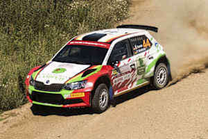Armin Kremer (Skoda) geht als Fünfter der WRC2-Wertung in die Abschlussetappe am Sonntag