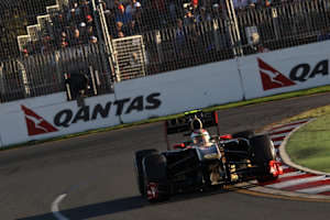 Erstes Podium für einen russischen Piloten: Vitaly Petrov 2011 in Melbourne