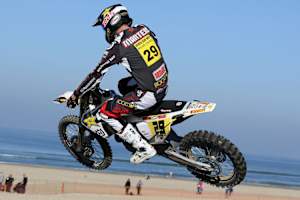 Yentel Martens gewann das Strandrennen in Berck-Sur-Mer