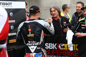 Ron Haslam brachte seinen Sohn Leon bis in die Superbike-WM