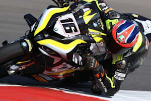 In Aragon werden wir die gelbe BMW M1000RR von Gabriele Ruiu sehen