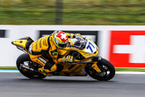 Die gelbe Yamaha R6 von Dominique Aegerter